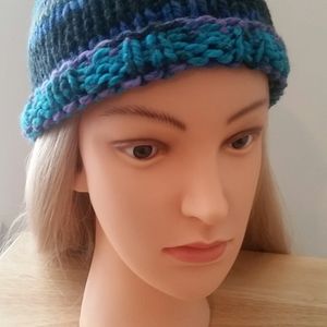 Winter Chunky knit hat beanie multicolor
